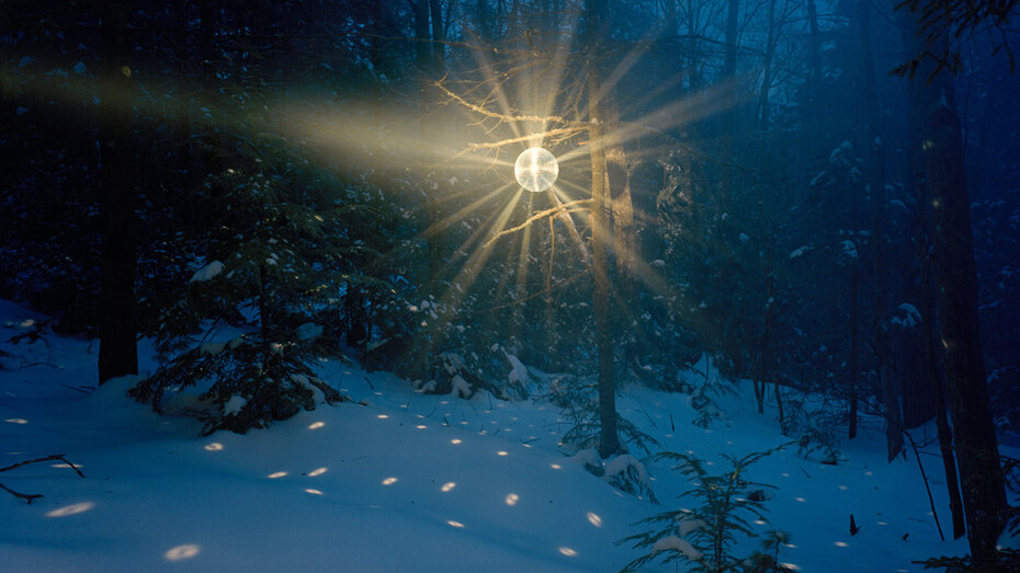 Copyright Adam Ekberg, "A disco ball on the mountain," 2005, Archival pigment print, Courtesy of ClampArt, New York City.