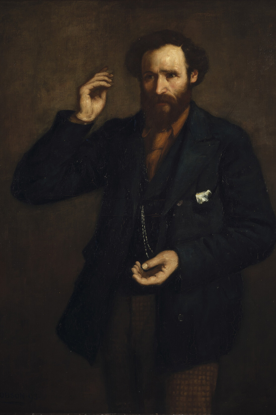 Henry John Dobson, James Keir Hardie, 1856-1915, Oil on canvas, 127.00 x 101.60 cm, Scottish National Portrait Gallery
