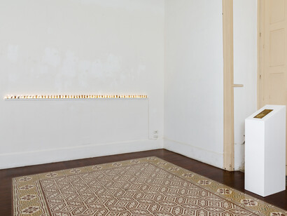 Various artists, Dove il futuro fu, il passato sarà, il forse è (Where the future was, the past will be, the maybe is), exhibition view. Courtesy of Galleria Tiziana Di Caro. Photo by Danilo Donzelli