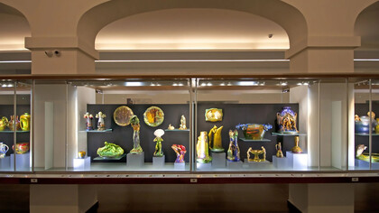 Zsolnay’s Art Nouveau masterpieces on display at ResoArt Villa, Budapest, Hungary