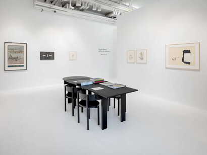 Roger Raveel and Marcel Broodthaers, exhibition view. Courtesy of Gallery Sofie Van de Velde