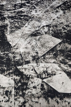 Landscape Study C-III, 2011, fabricated 2015 
Acrylic, gesso, linen, aluminum panel 
40 x 30 x 0.6 in.  Courtesy of the Artist  © Justin Guariglia
