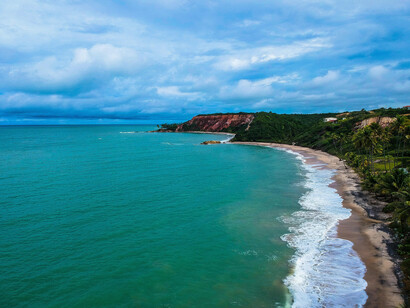 Praia da Cidade Balnearía Novo Mundo em João Pessoa, Paraíba, Brasil