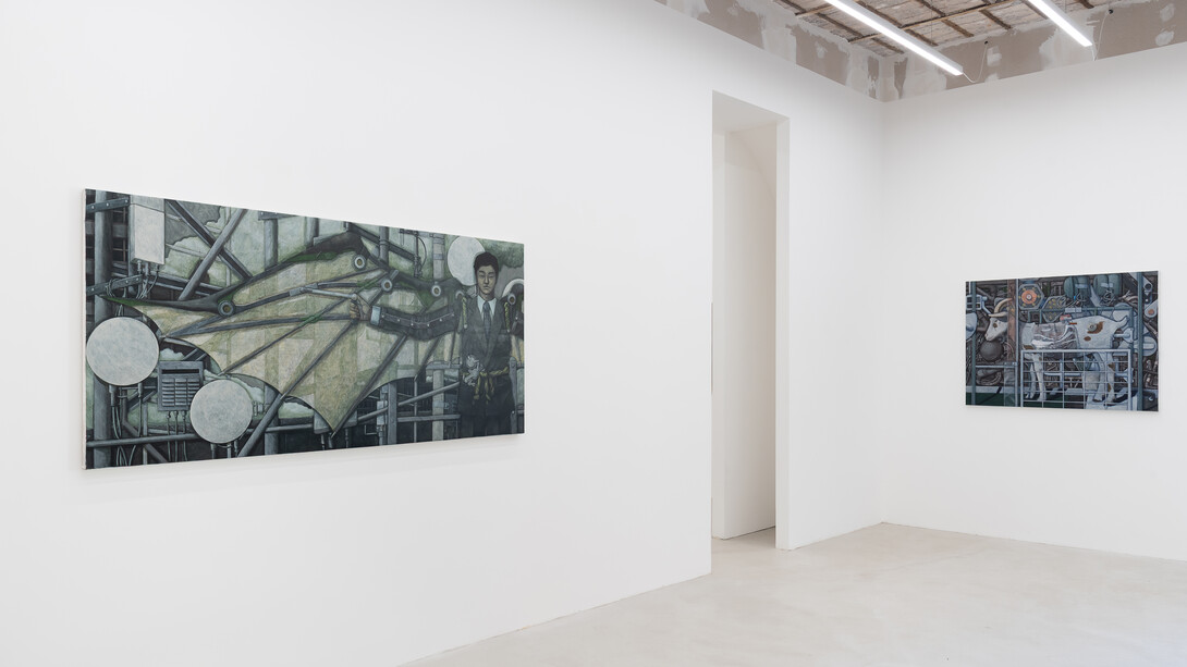 Isaac Soh Fujita Howell, Malign influence on the information interchange, exhibition view. Courtesy of T293