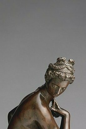 "Astronomía", estatuilla de bronce, Giambologna, circa 1590-1610