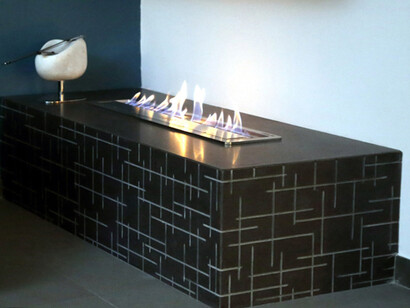 The fireplace. Photo by Giuseppe Fricano