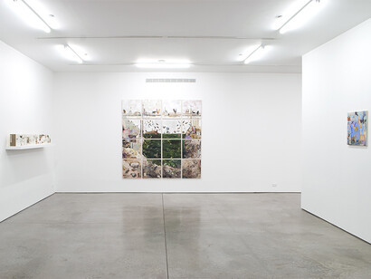 Josh Dorman, installation of "Whorled," 2014. Courtesy of RYAN LEE, New York.
