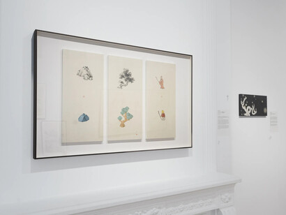 Zhang Xiaoli, Traveller, exhibition view. Courtesy of Fu Qiumeng Fine Art