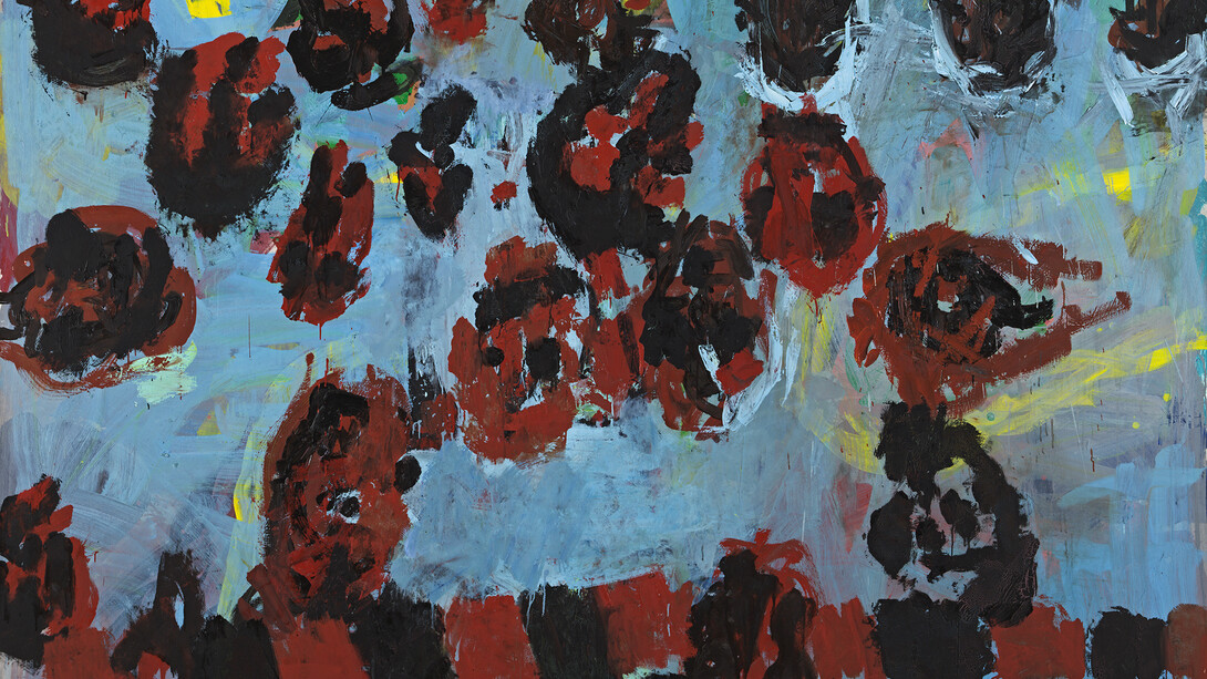 Georg Baselitz, Folkdance Melancholia (detail), 1989, Oil on canvas © Georg Baselitz 2014
