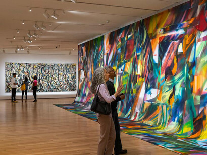 Mural: Jackson Pollock. Courtesy of MFA