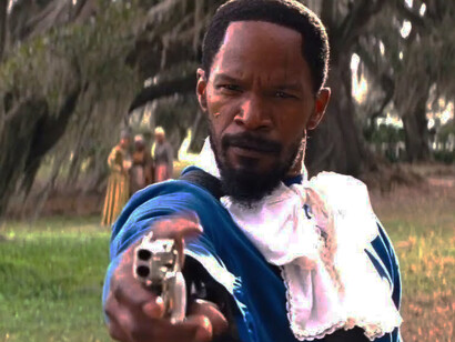 A frame from Django Unchained
