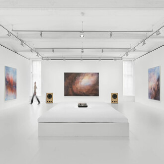 Oliver Beer, The sky in the cave, exhibition view. Courtesy of Galerie Thaddaeus Ropac