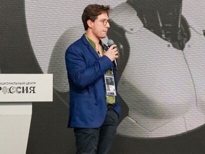 Ruslan Gafarov, Associate, Digital Space Ventures, Azerbaijan al "II Dialogo Aperto. Il Futuro del Mondo. Una nuova piattaforma per la crescita globale", presso il Centro Nazionale Russia