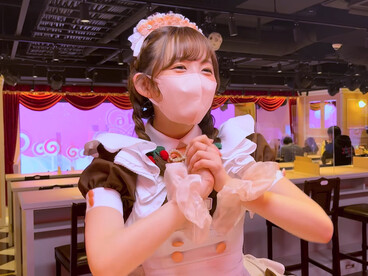 A Japanese maid café in Akihabara, representing the playful hospitality and entertainment that is part of Japan's modern café culture