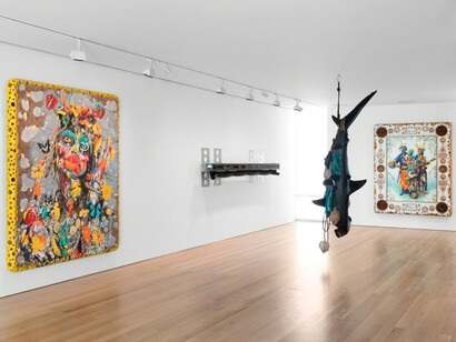 Ashley Bickerton, Exhibition view. Courtesy of The Flag Art Foundation