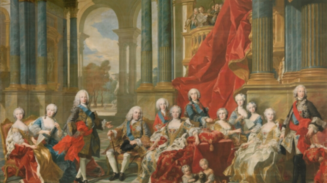 The Family of Philip V, 1743. Oil on canvas, 408 x 520 cm. Courtesy of Museo del Prado
