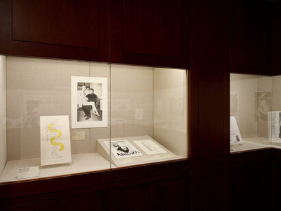 Ferlinghetti for San Francisco, exhibition view. Courtesy of De Young Museum