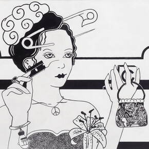 Steve Gianakos, It Was About the Pursuit of Excellence, 2013, Acrylic on canvas, 36 x 48 inches