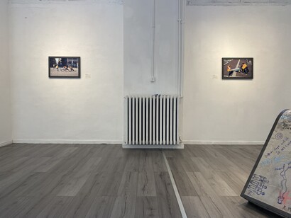 Fabio Cipolla and Sofia Fresia, Corpi in transito, exhibition view. Courtesy of the Febo e Dafne Gallery