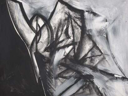 Jay DeFeo, Samurai no. 5 (detail), 1987. Courtesy of Marc Selwyn Fine Art