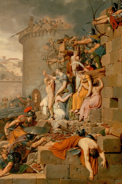 Armand-Charles Caraffe, Metelo levanta el asedio, entre 1793 y 1805 (detalle)