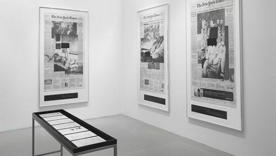 Leigh Ledare, Installation view at Mitchell-Innes & Nash Gallery