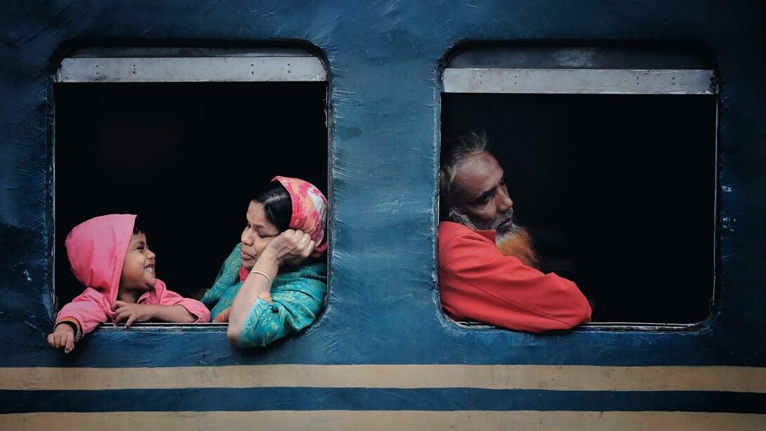 Familia migrando para outra cidade