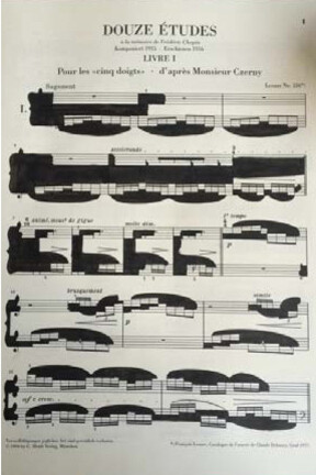 Chiara Banfi, Notações, Partituras de Debussy