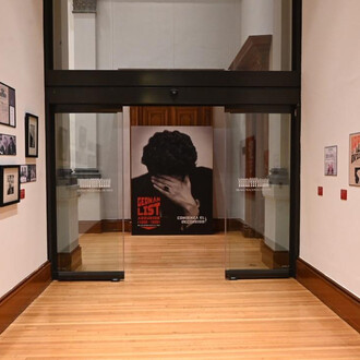 Germán List Arzubide, En las letras está la vida, vista de exhibición. Cortesía del Museo Nacional de Arte