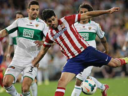 El futbolista brasileño del Atlético Madrid Diego da Silva Costa