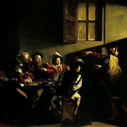 Caravaggio, La vocazione di San Matteo