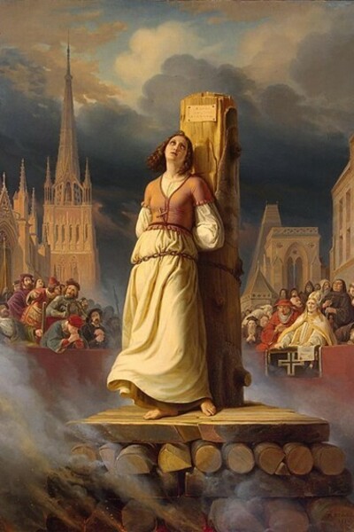 Hermann Stilke Joan of Arc at the stake (1843)
