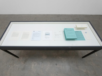 Jill Magid, Heart of a citizen, exhibition view. Courtesy of Various Small Fires