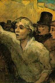 «El motín», (1852-1858) Honoré Daumier
