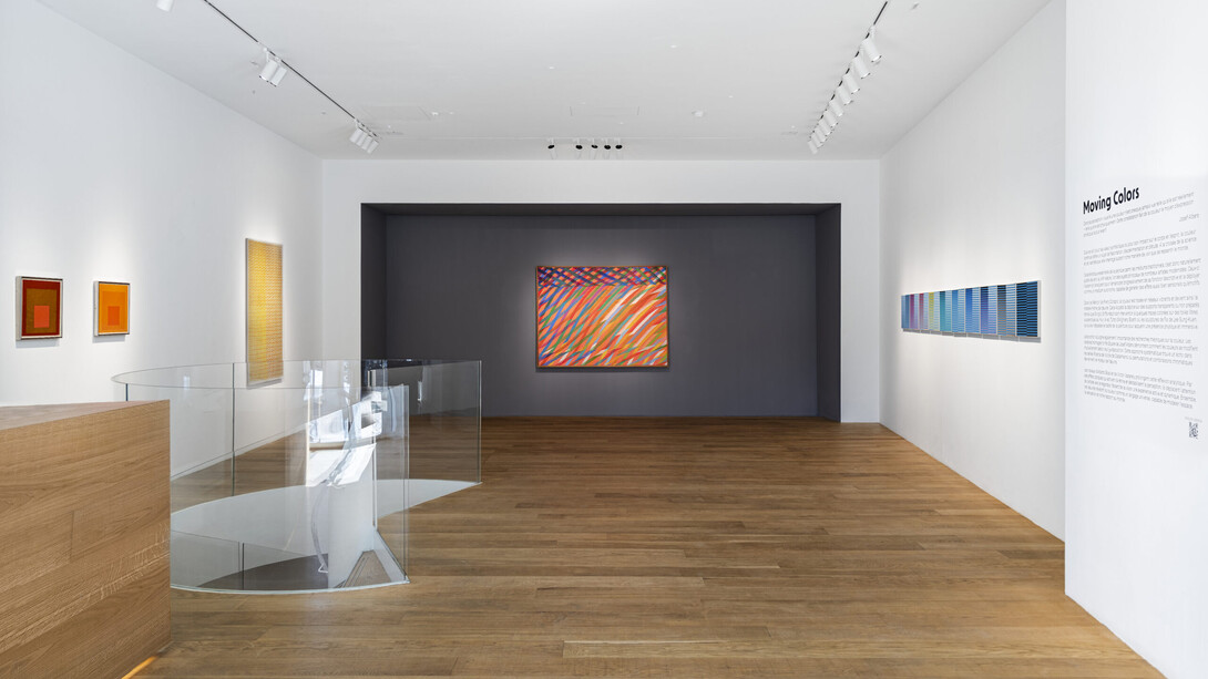 Various artists, Moving colors, exhibition view. Courtesy of Tornabuoni Art Gallery