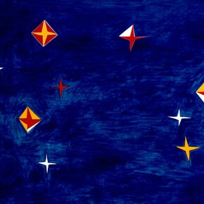 Nicola De Maria, Testa Orfica IV,1990, pigmento e resina su tela, 300x400 cm, courtesyCortesi Gallery London – Lugano.