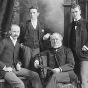 William Notman and his sons, William McF., George and Charles, Montreal 1890 ©McCord Museum