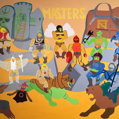 Robert Hightower, Masters (detail), 2023. Courtesy of Spalding Nix Fine Art