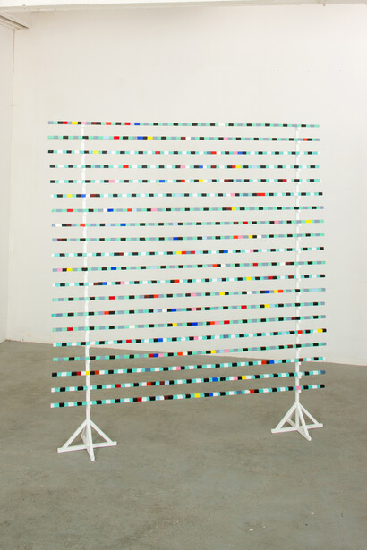 Philippe Richard, Instable, 2011, acrylique sur bois, 220 x 200 cm, Crédit photo Marc Plantec