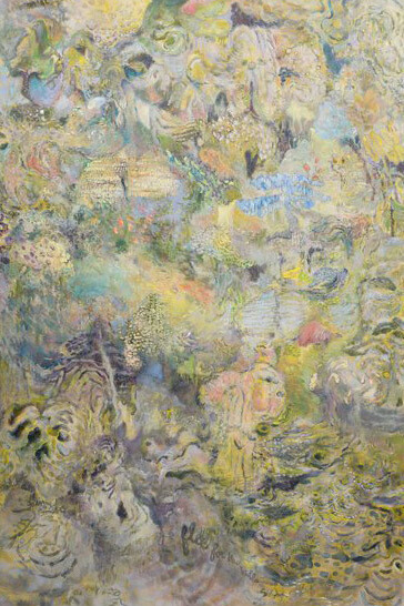 James David Lee, I always knew it was you out there, painting in exhibition. Courtesy of Bass and Reiner Gallery