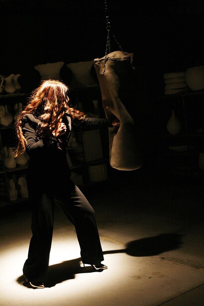 Gold Heel, 2018, Fabbriche Stylnove, Nove  Vicenza, photo courtesy Enrico Bossan