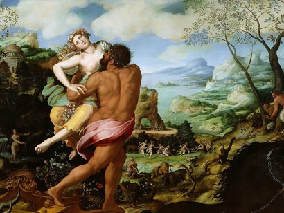 Alessandro Allori, il rapimento di Proserpina