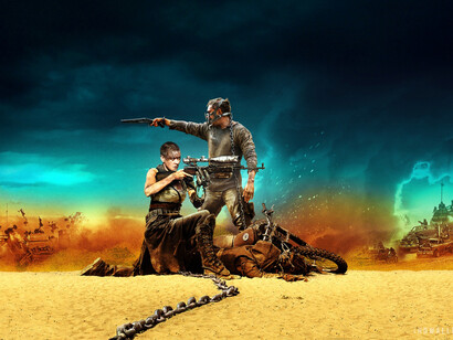 Charlize Theron y Tom Hardy en "Mad Max. Fury Road"