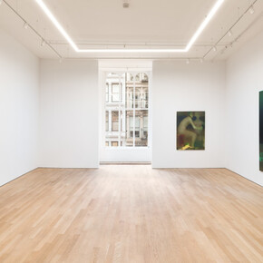 Elizabeth Glaessner, Running water, exhibition view. Courtesy of P·P·O·W 
