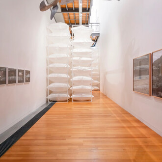 Various artists, Not a solitary feeling, exhibition view. Courtesy of Te Pātaka Toi Adam Art Gallery