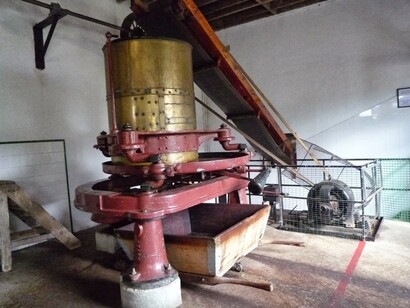 Máquinas na fábrica Gorreana