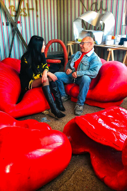 Workshop of Louis Durot. With Kim Chi Pho, his talent agent