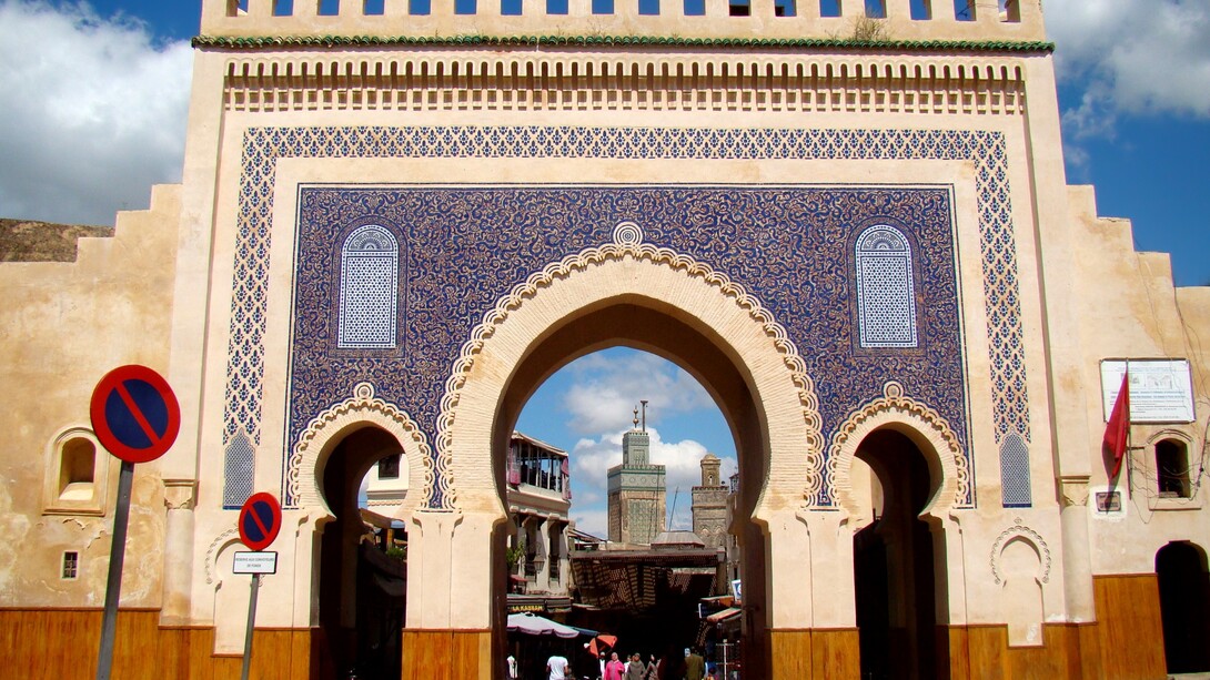 Fez, Marruecos. Acceso a la Medina
