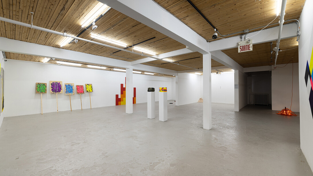 Oli Sorenson, La métacrise, exhibition view. Courtesy of Art Mûr