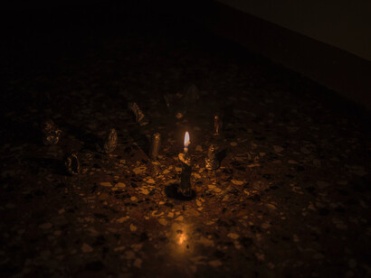 g. olmo stuppia, Darkness Fire(cazzetti) , Tenebra, 2021